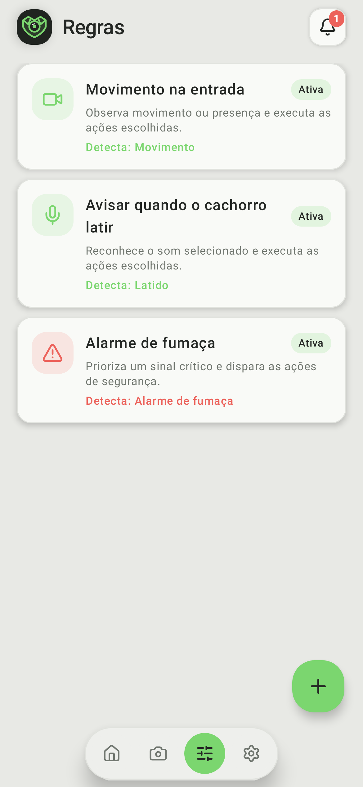 Tela real de regras do Valkyris